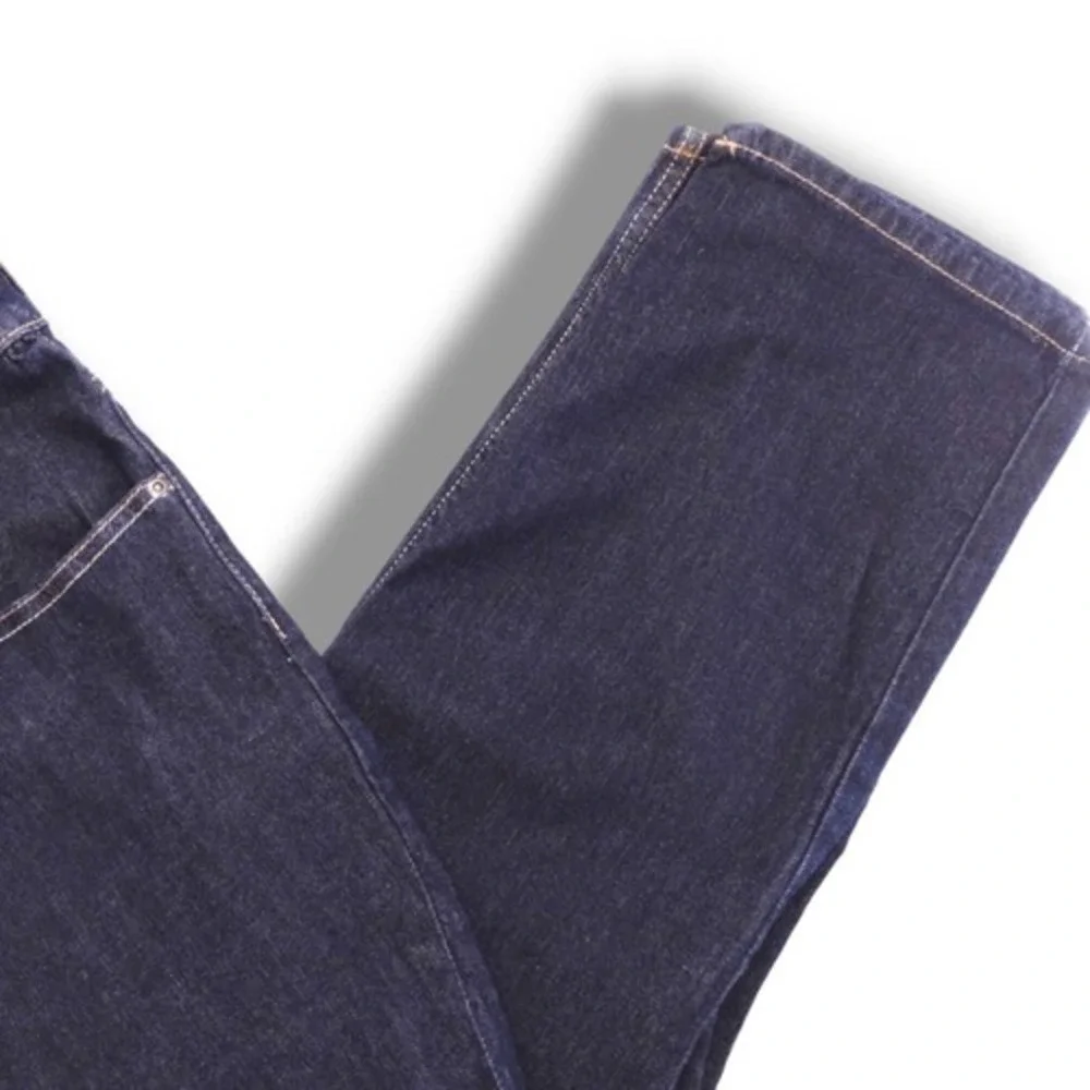 Lee Riders Womens Jean Sz 26W Straight Leg‎ 5 Button Front Dark Classic Western